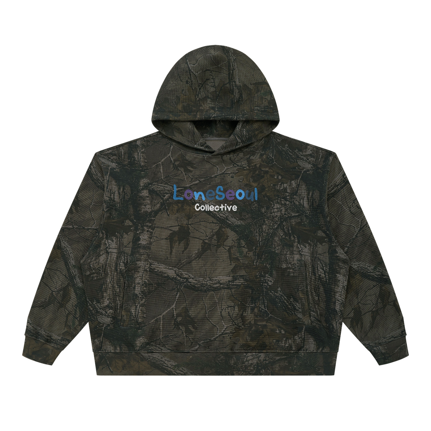 Blue Hills camo hoodie