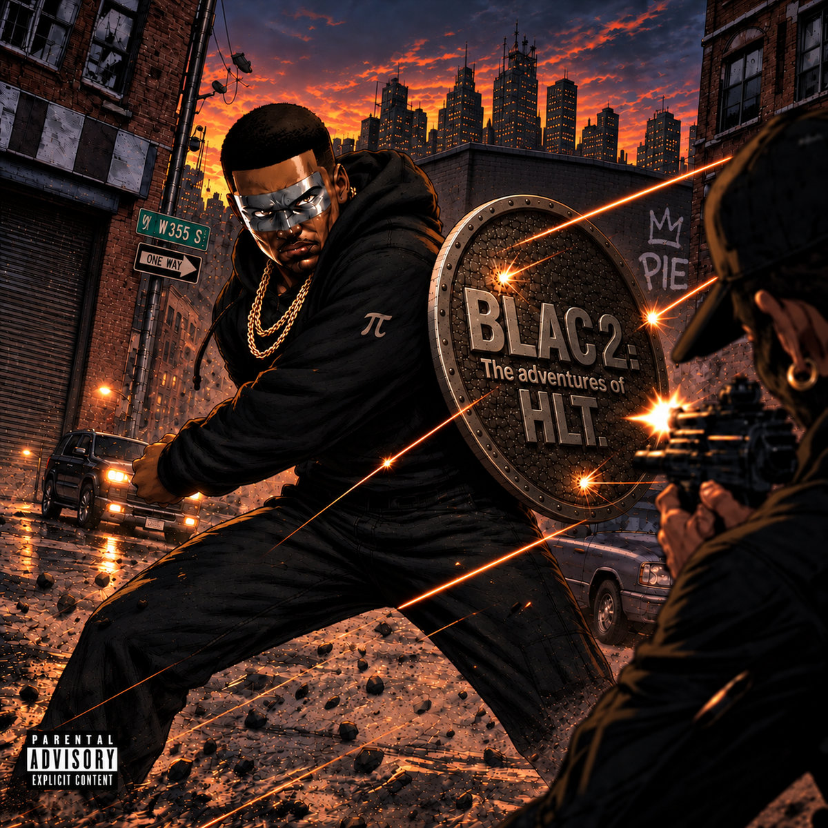 B.L.A.C 2 The Adventures of HLT cover art by HighLikeTrillo