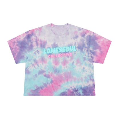 L$C Women's Tie-Dye Crop Tee