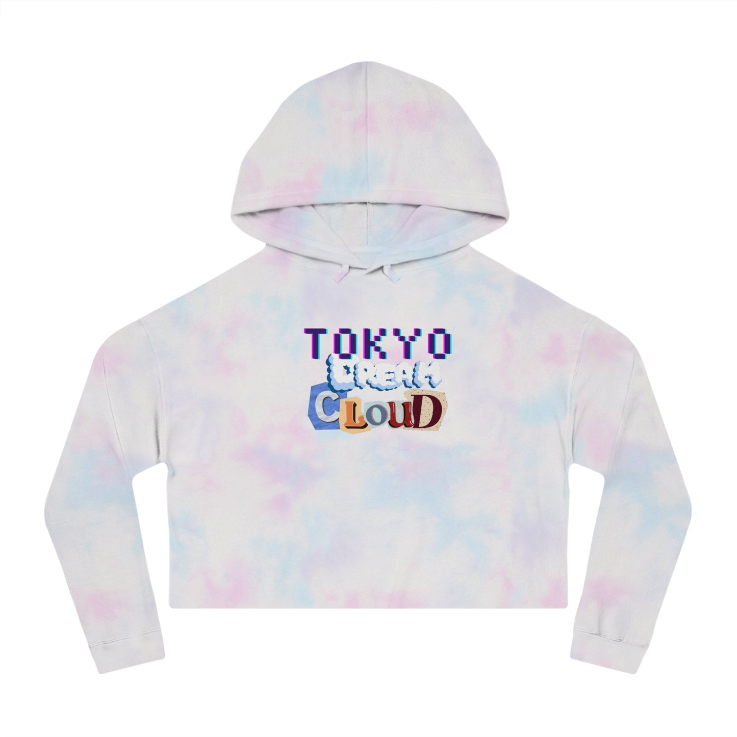 Tokyo Dream Cloud Women’s Cropped Hoodie