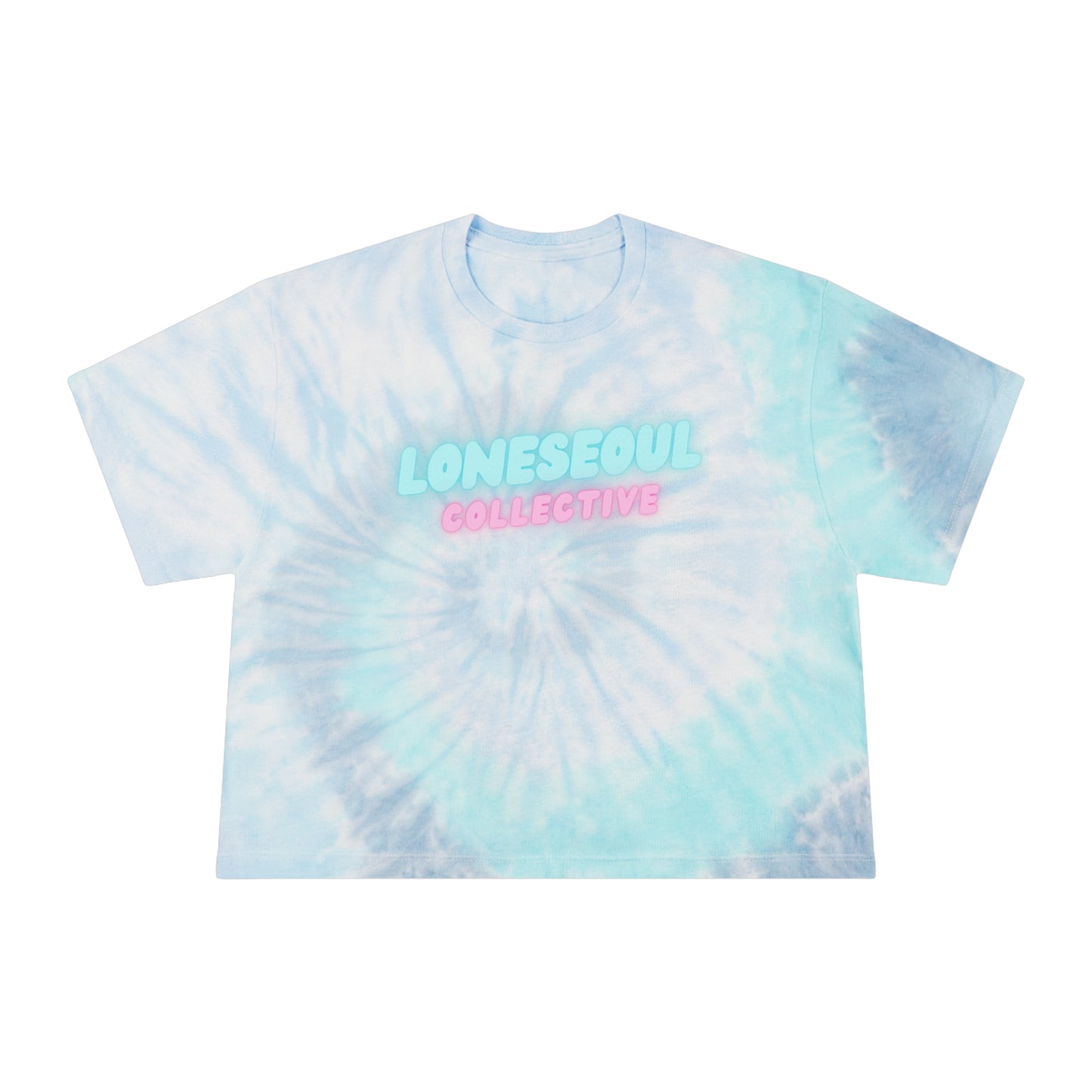 L$C Women's Tie-Dye Crop Tee