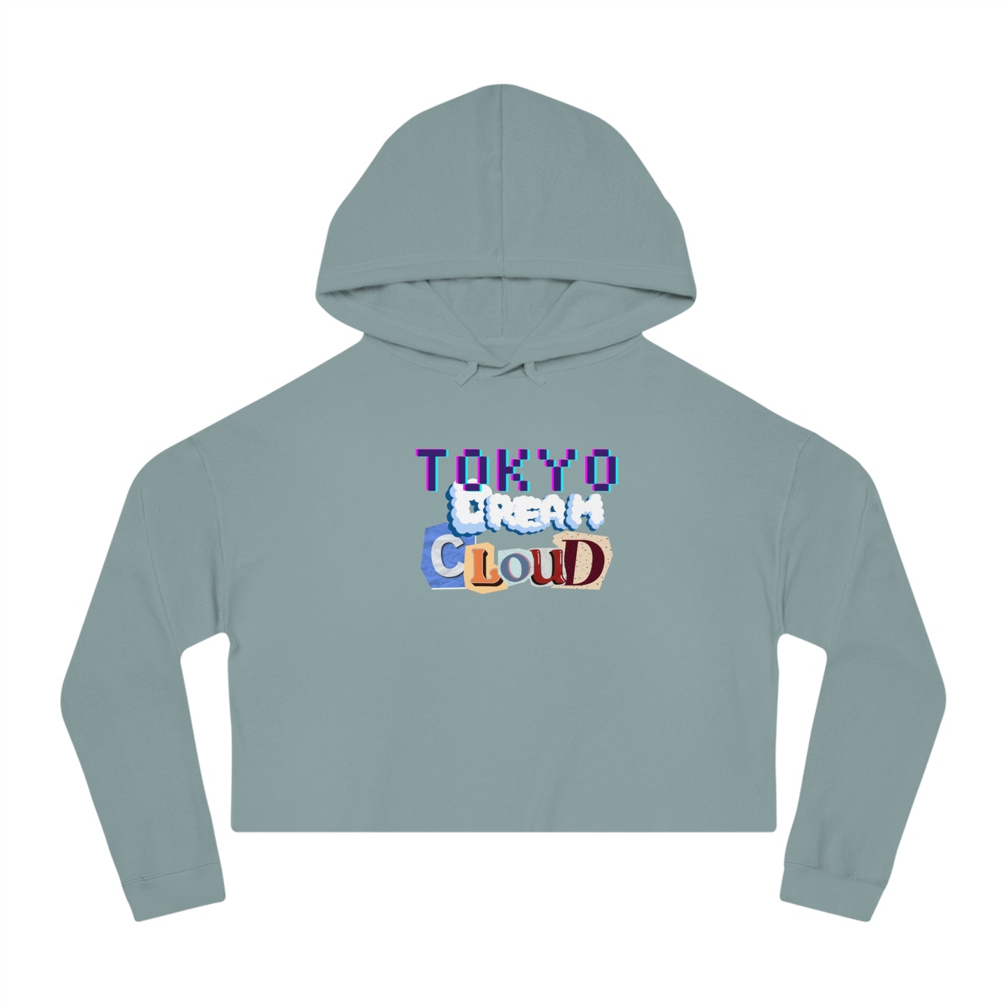 Tokyo Dream Cloud Women’s Cropped Hoodie