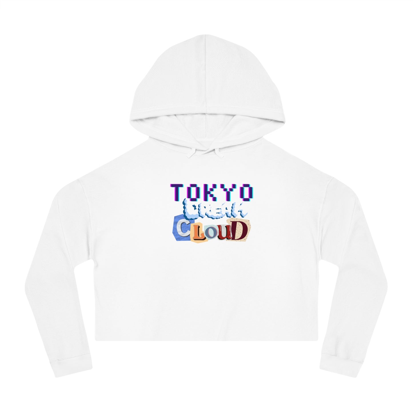 Tokyo Dream Cloud Women’s Cropped Hoodie