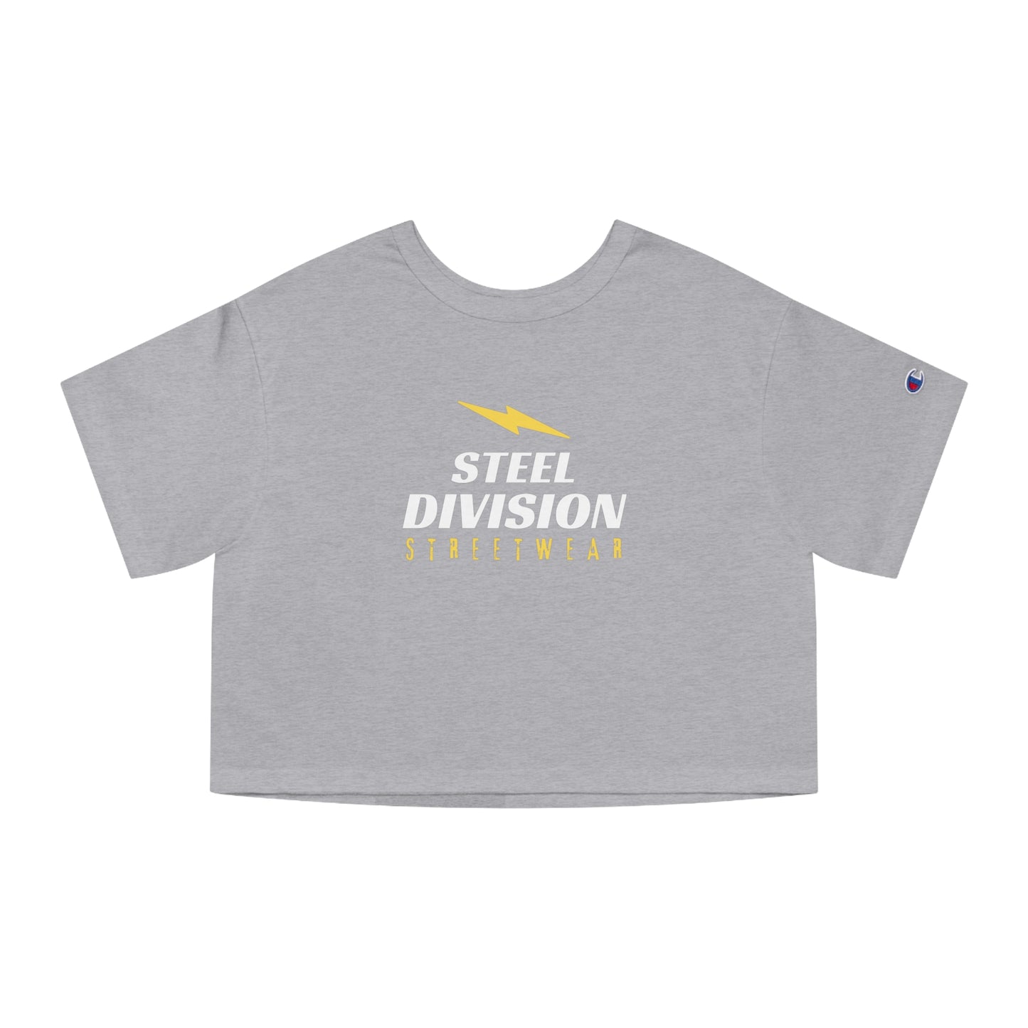 Steel Division  Women's "Lightning" Cropped T-Shirt