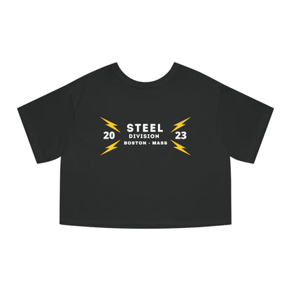 STEEL Division Bruins Women's Heritage Cropped T-Shirt