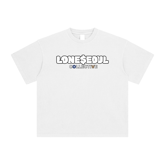 LSC Official T-Shirt White/Brown/Royal Blue