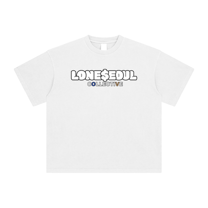 LSC Official T-Shirt White/Brown/Royal Blue