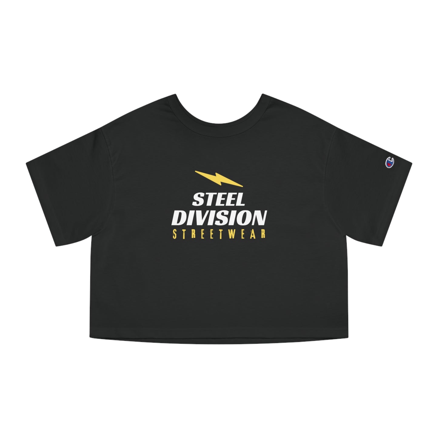 Steel Division  Women's "Lightning" Cropped T-Shirt