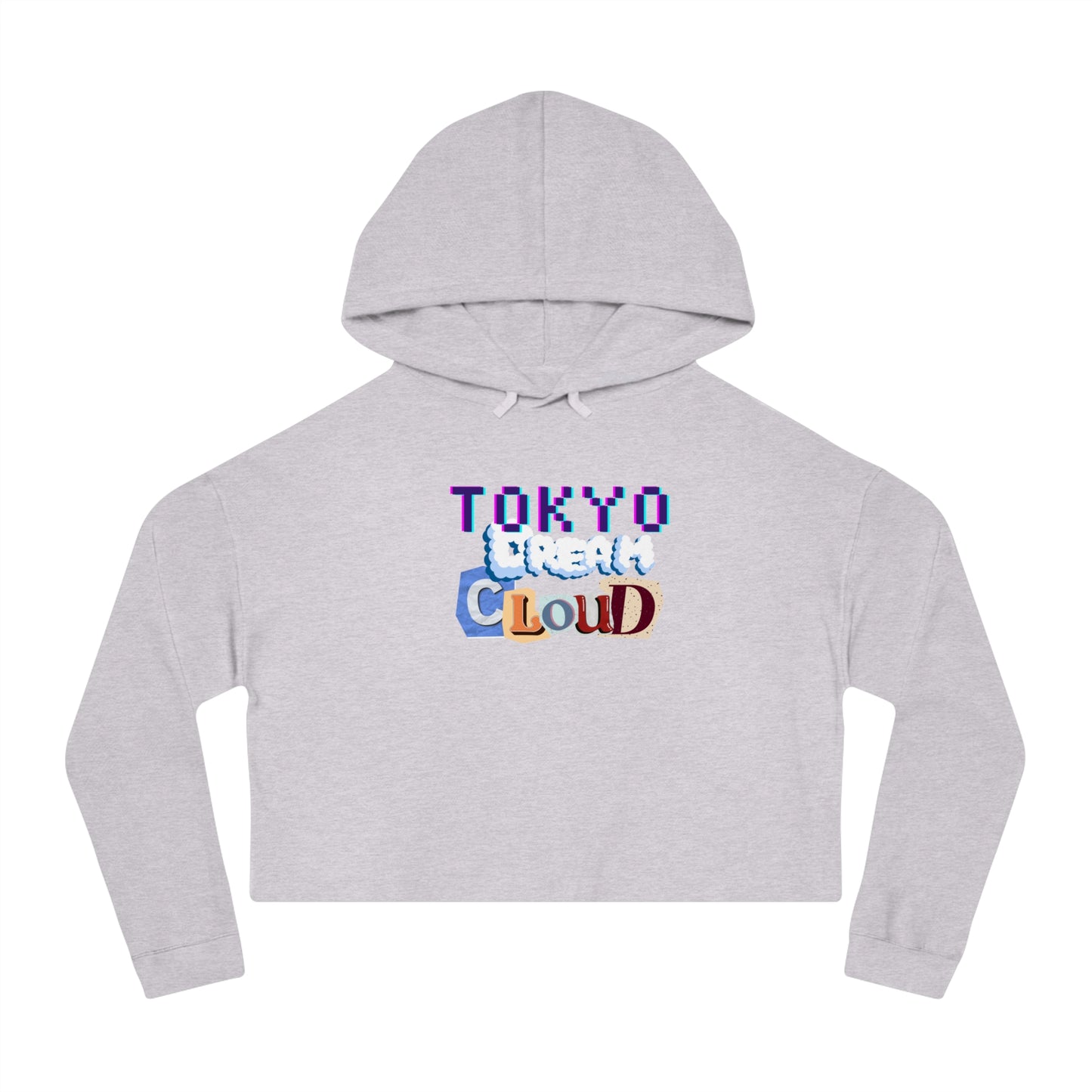 Tokyo Dream Cloud Women’s Cropped Hoodie